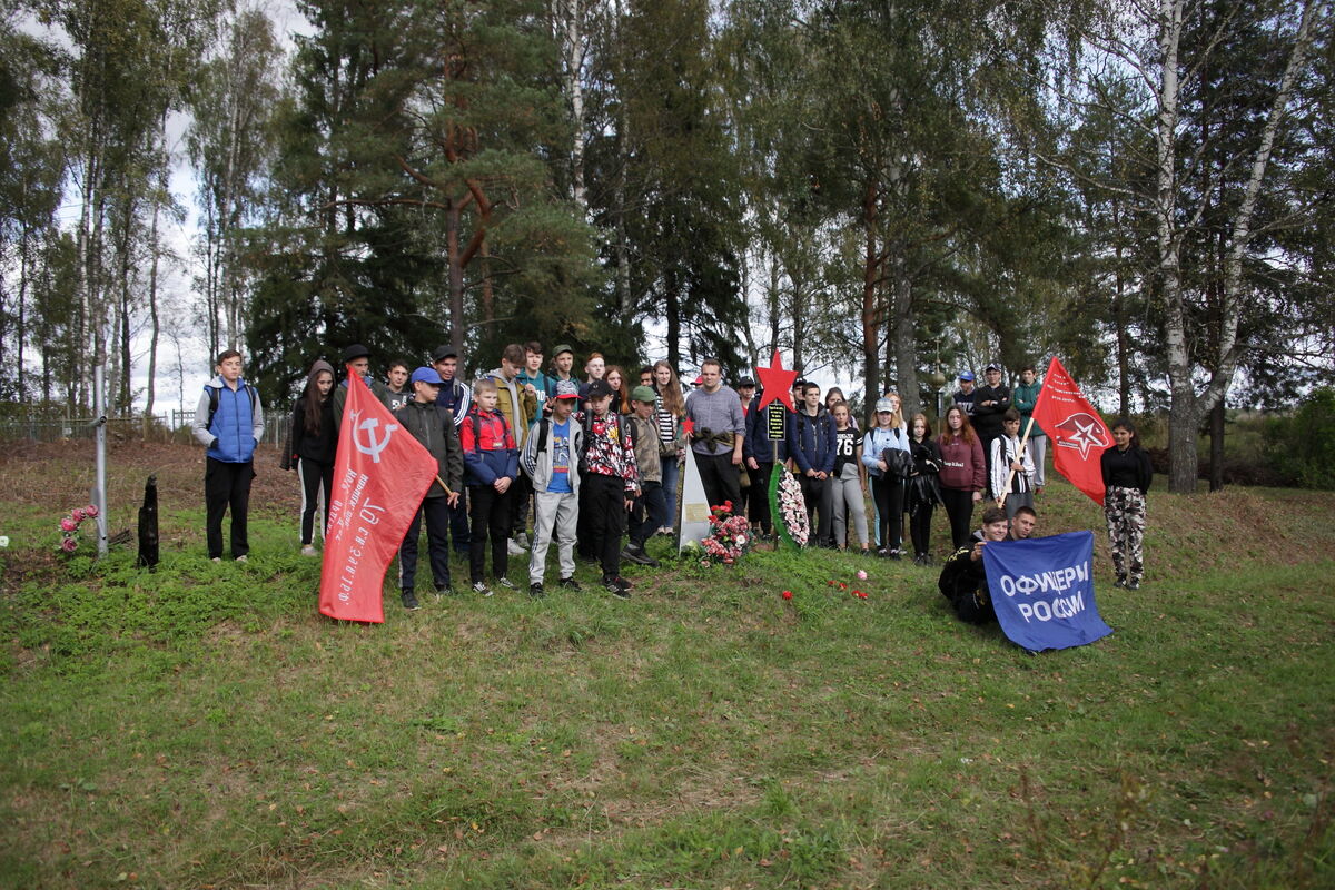 На территории Калужской области состоялся очередной патриотический поход по памятным местам