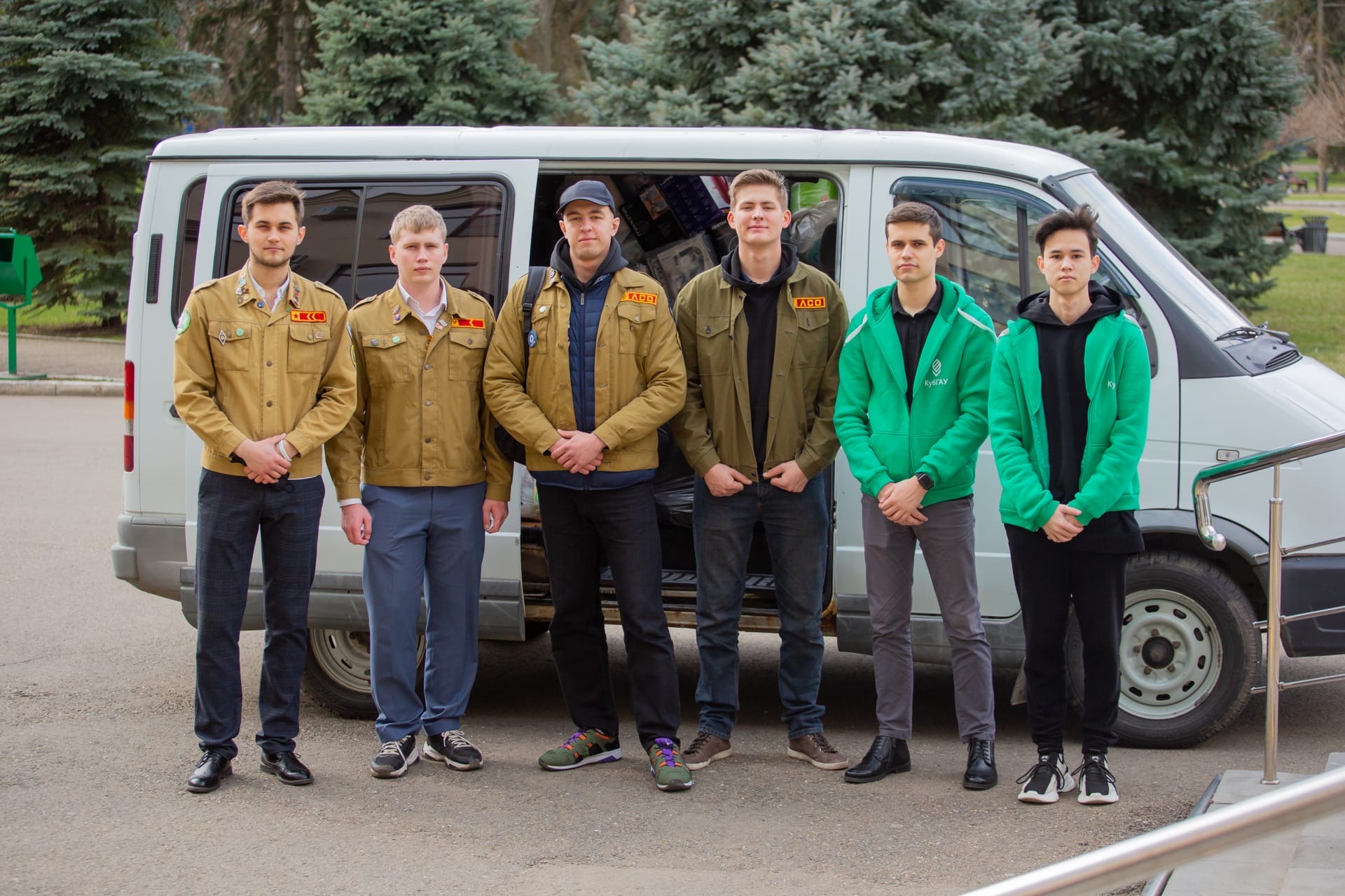 Сбор гуманитарной помощи в Кубанском ГАУ