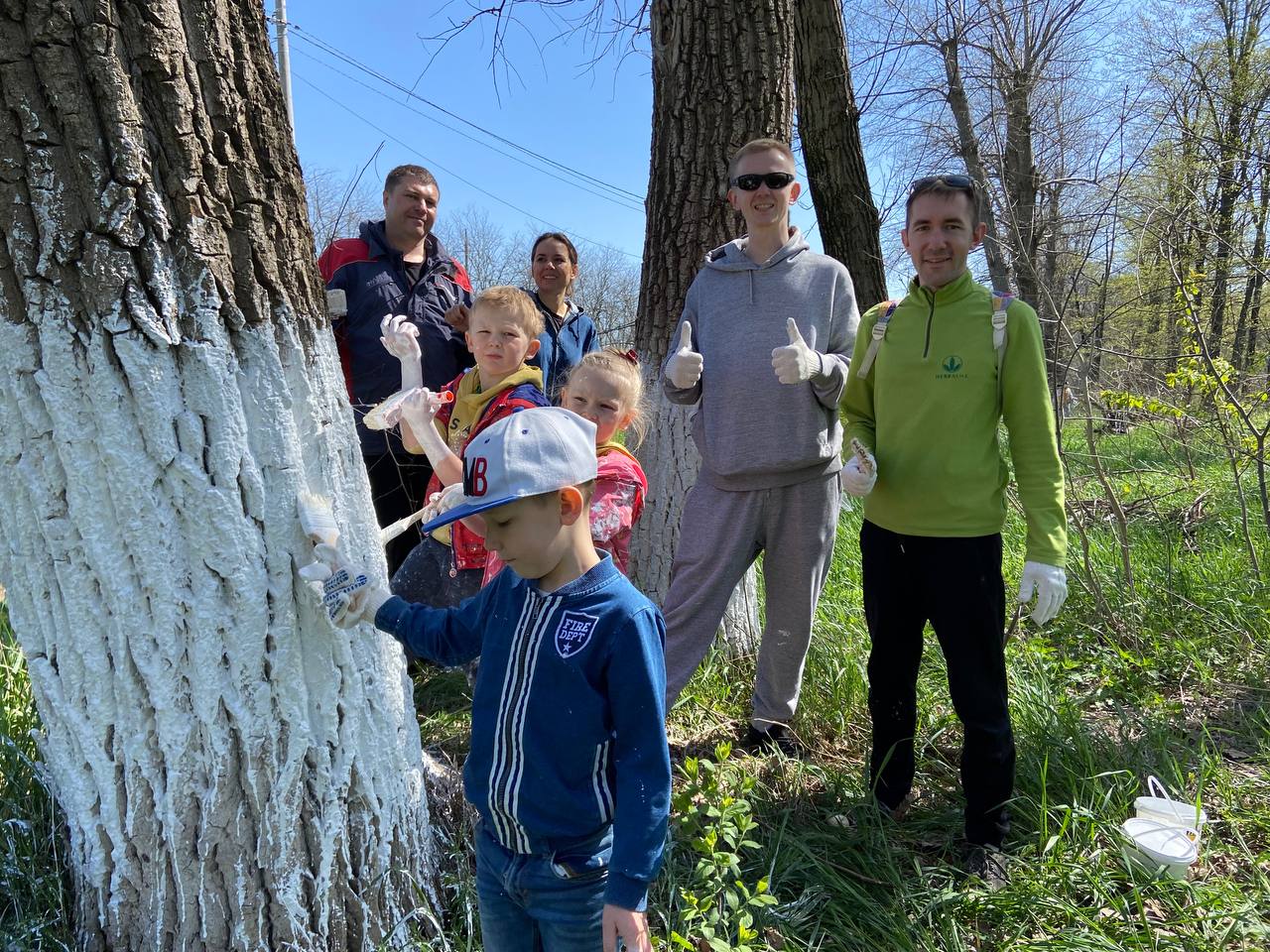 На субботник всей семьей