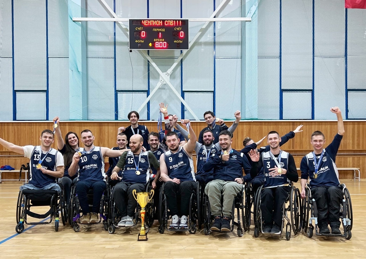 Регбисты на колясках из Санкт-Петербурга впервые стали национальными чемпионами