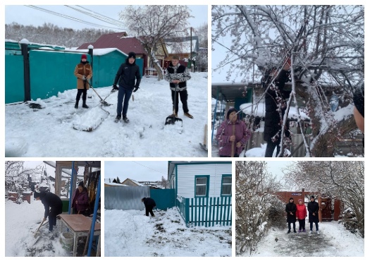 «Снежный десант» добровольческого движения города Ишима возобновил свою работу