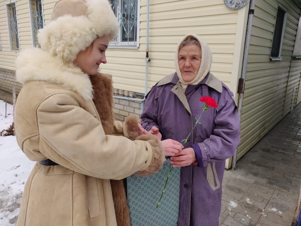 Патри­отическая акция посвящ­енная  празднованию 80-летия Победы  в Сталинградской битве