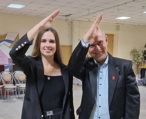 Волонтера приняли в пионеры нового времени