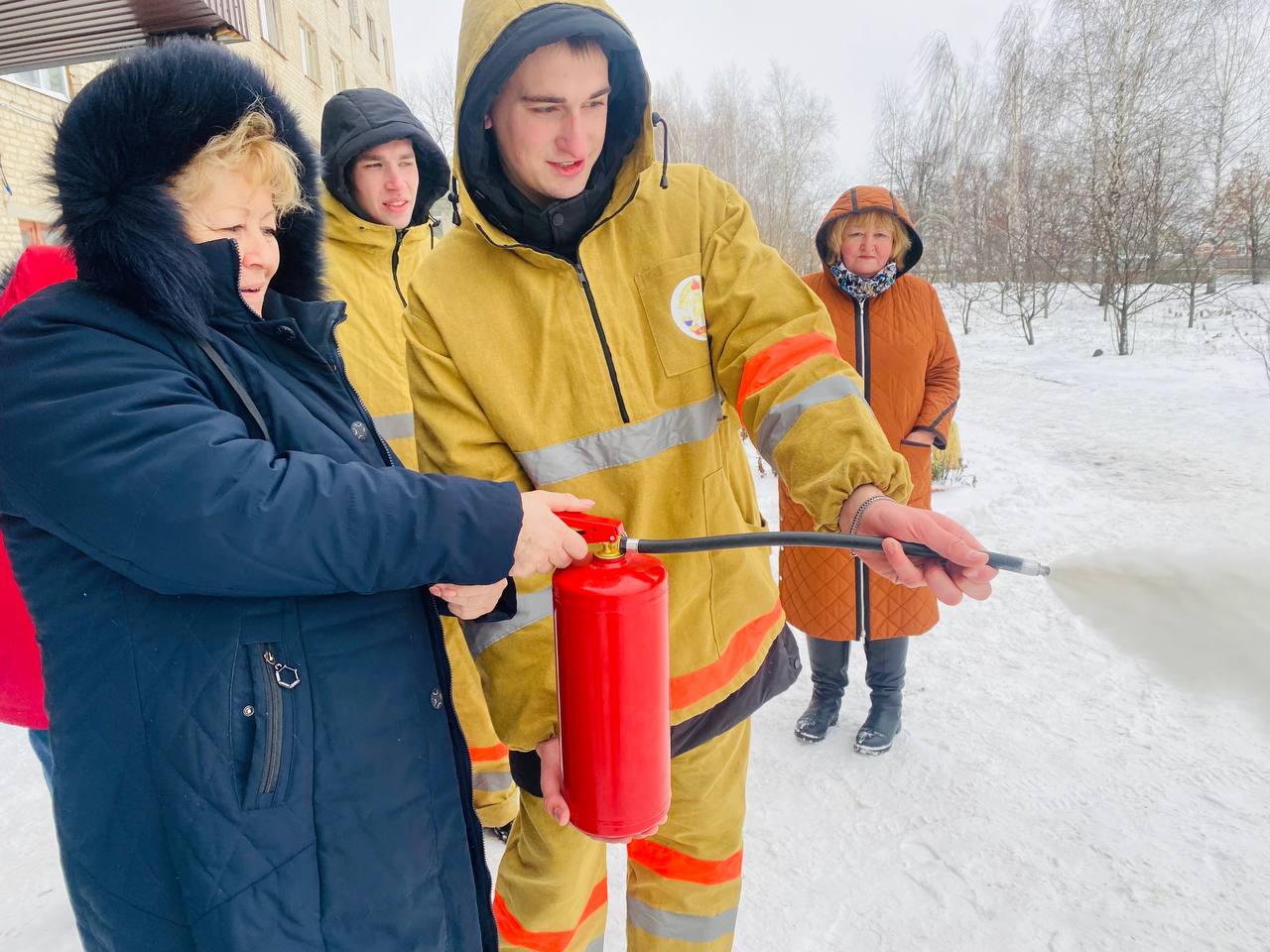 Пожарная профилактика для жителей посёлка совхоза Селезневский Тамбовского района