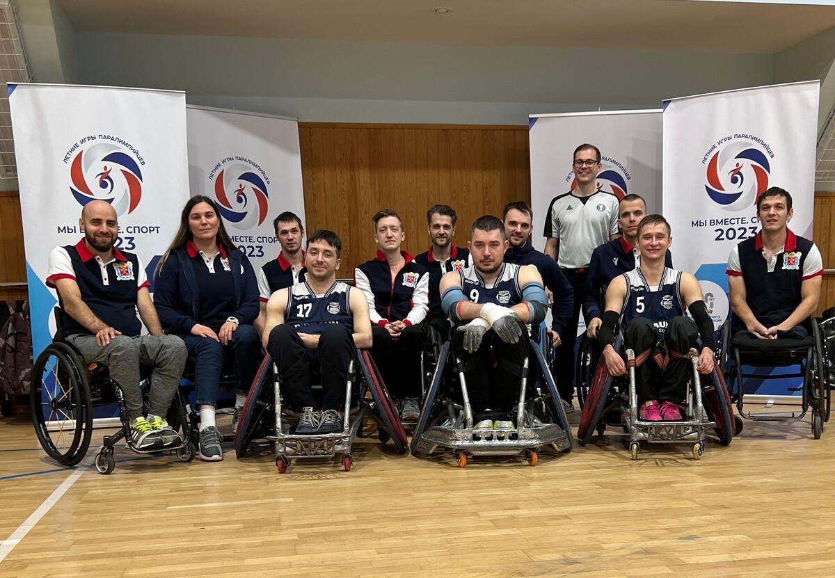 Петербургcкие регбисты на колясках второй год подряд становятся чемпионами страны