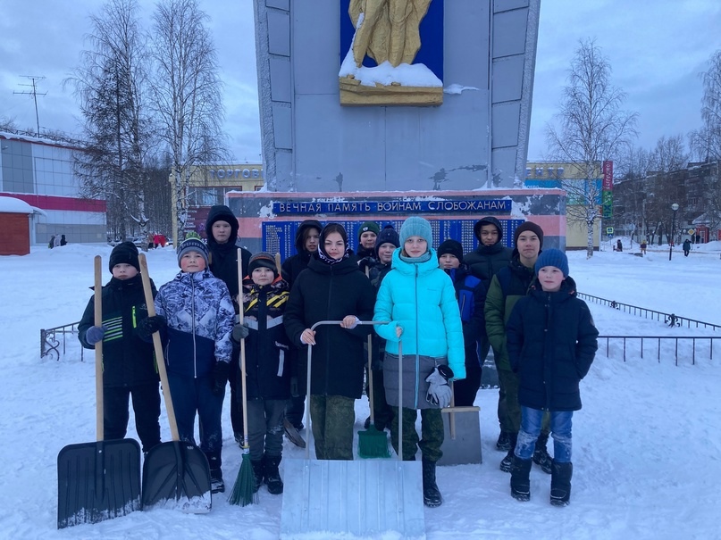 Добрый зимний тимуровский десант