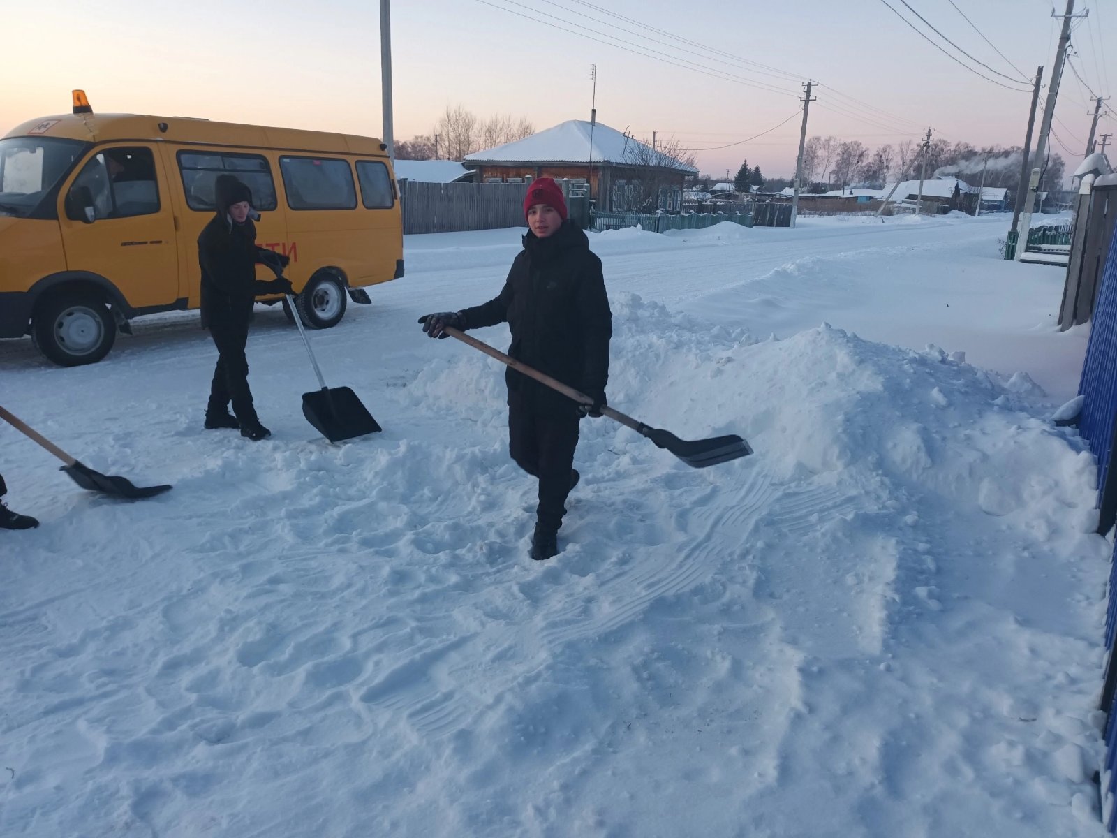 Снежный десант.