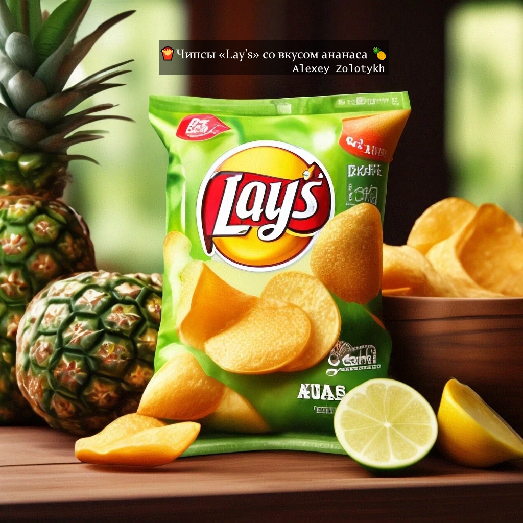 ?Чипсы «Lay’s» со вкусом ананаса ?
