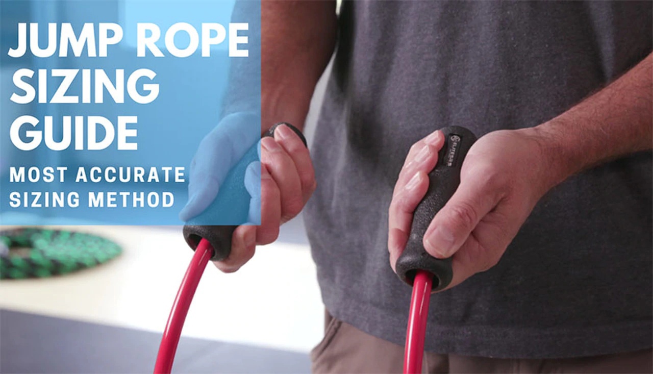 Длина скакалки — самый точный метод определения.