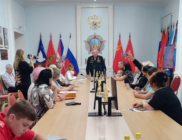 Встреча с героем СВО капитаном С.М.Беловым в Российском Комитете ветеранов