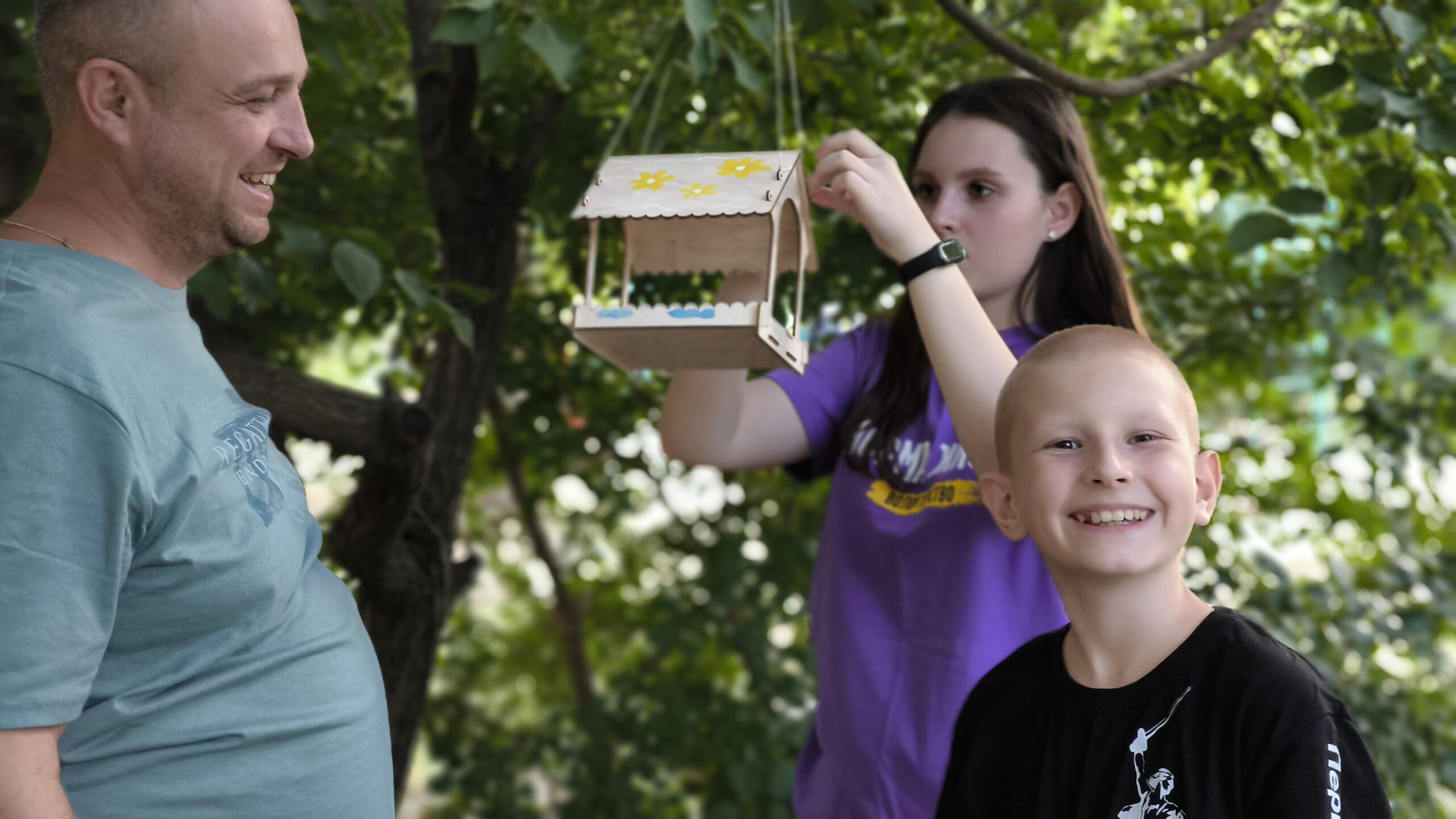 Создание осенней кормушки всей семьей – как это было у нас