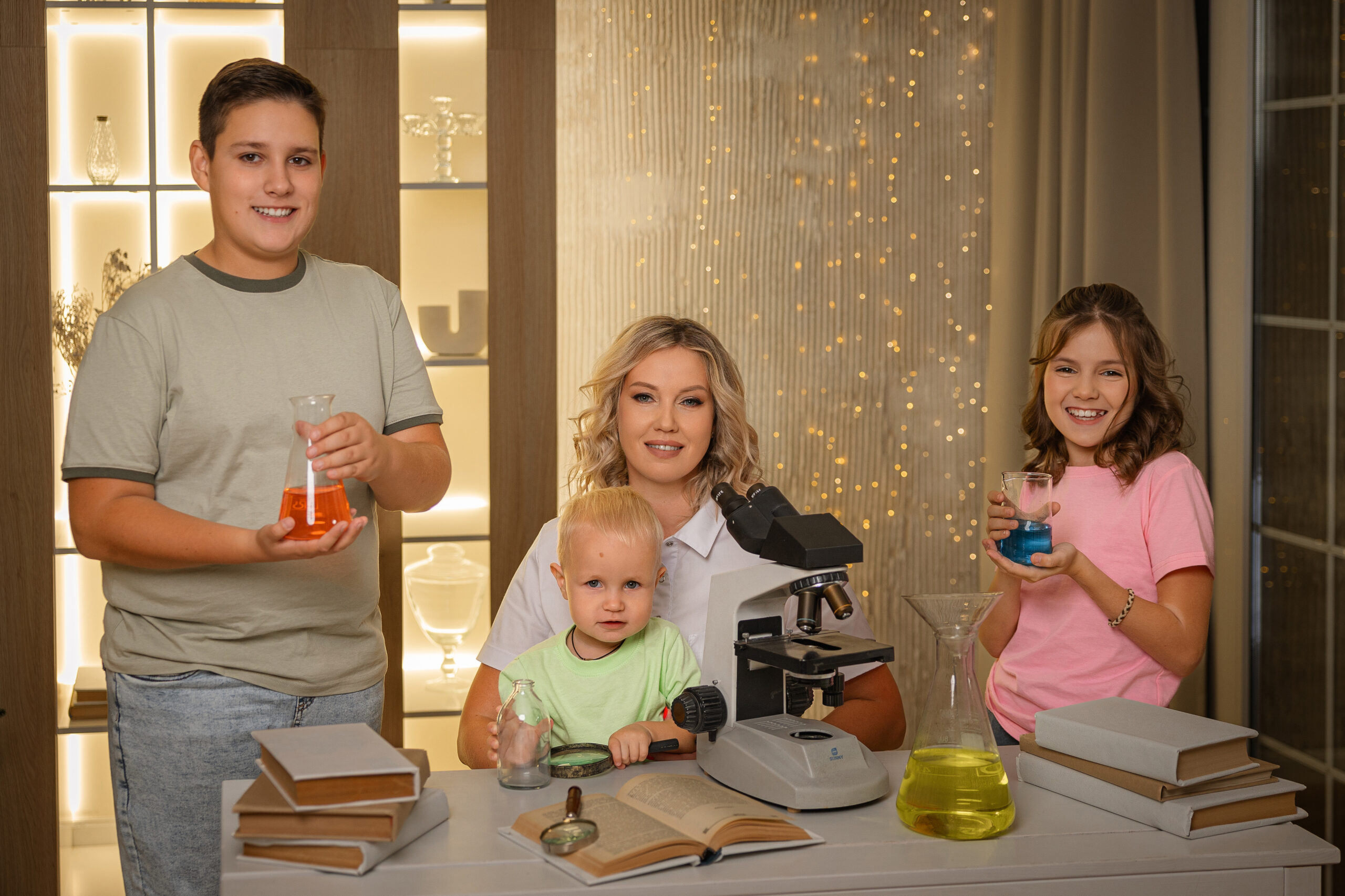 Мама в лаборатории