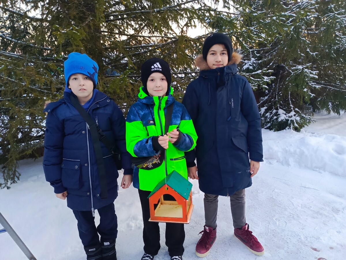 Кормушка для зимующих пернатых