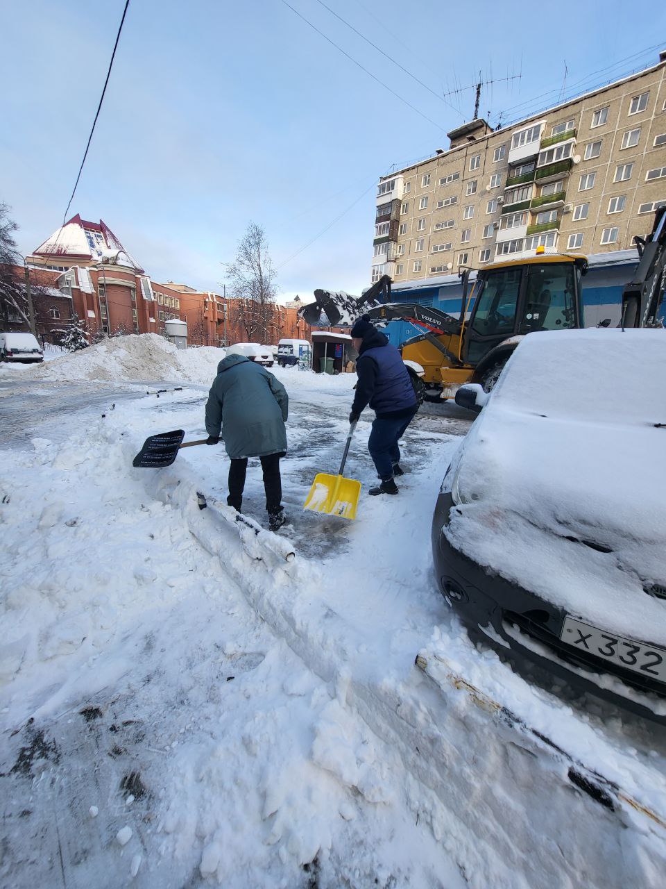 Зимние субботники ТОСа «Покровский»: Пермь — наш город.