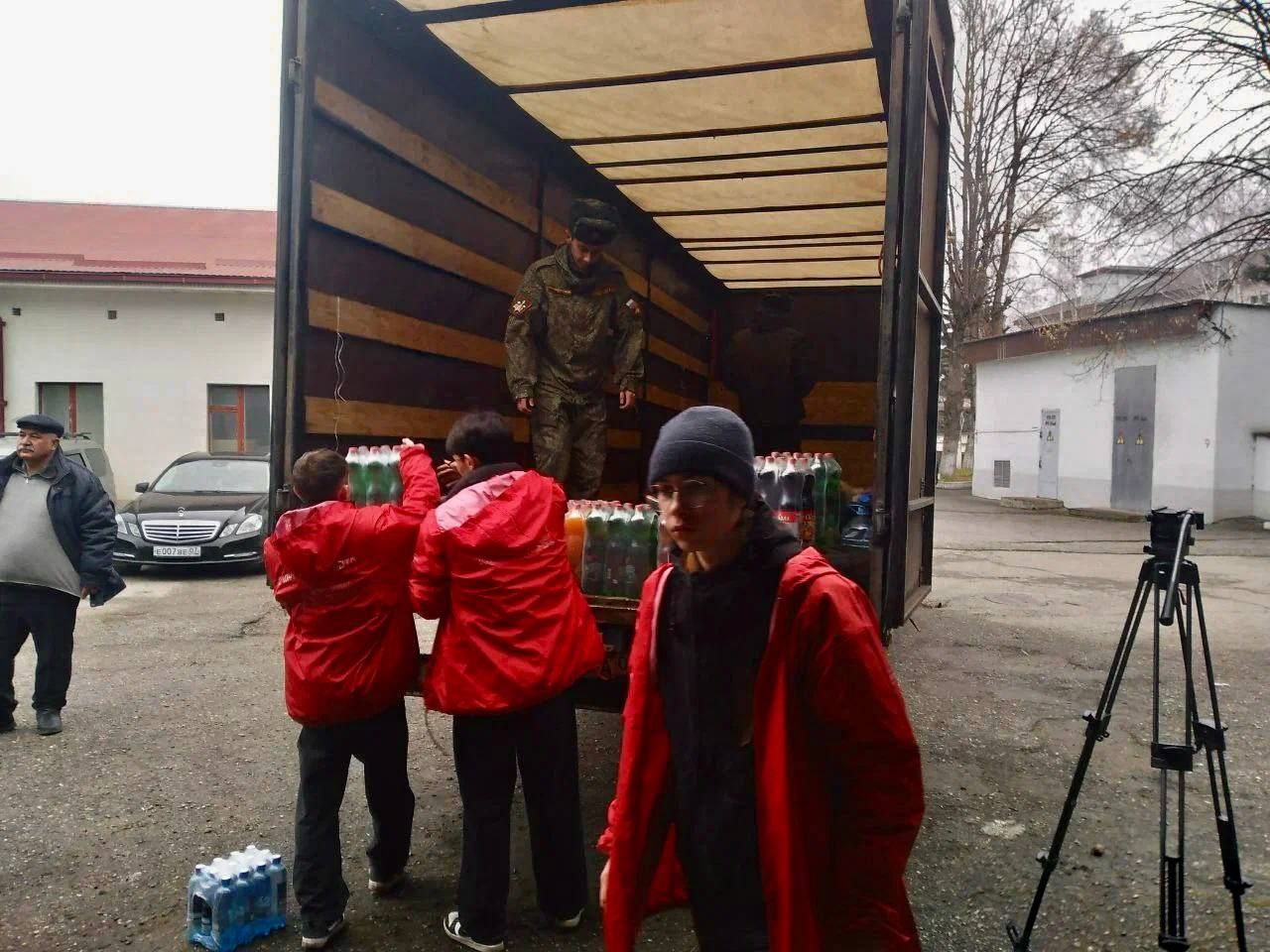 Волонтерская Рота отправляет гуманитарный груз