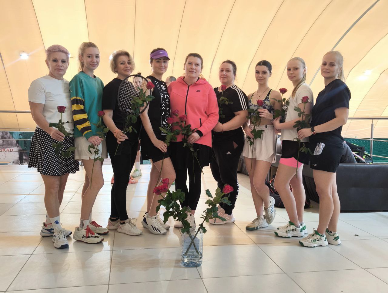 Отметили мамин праздник по-спортивному