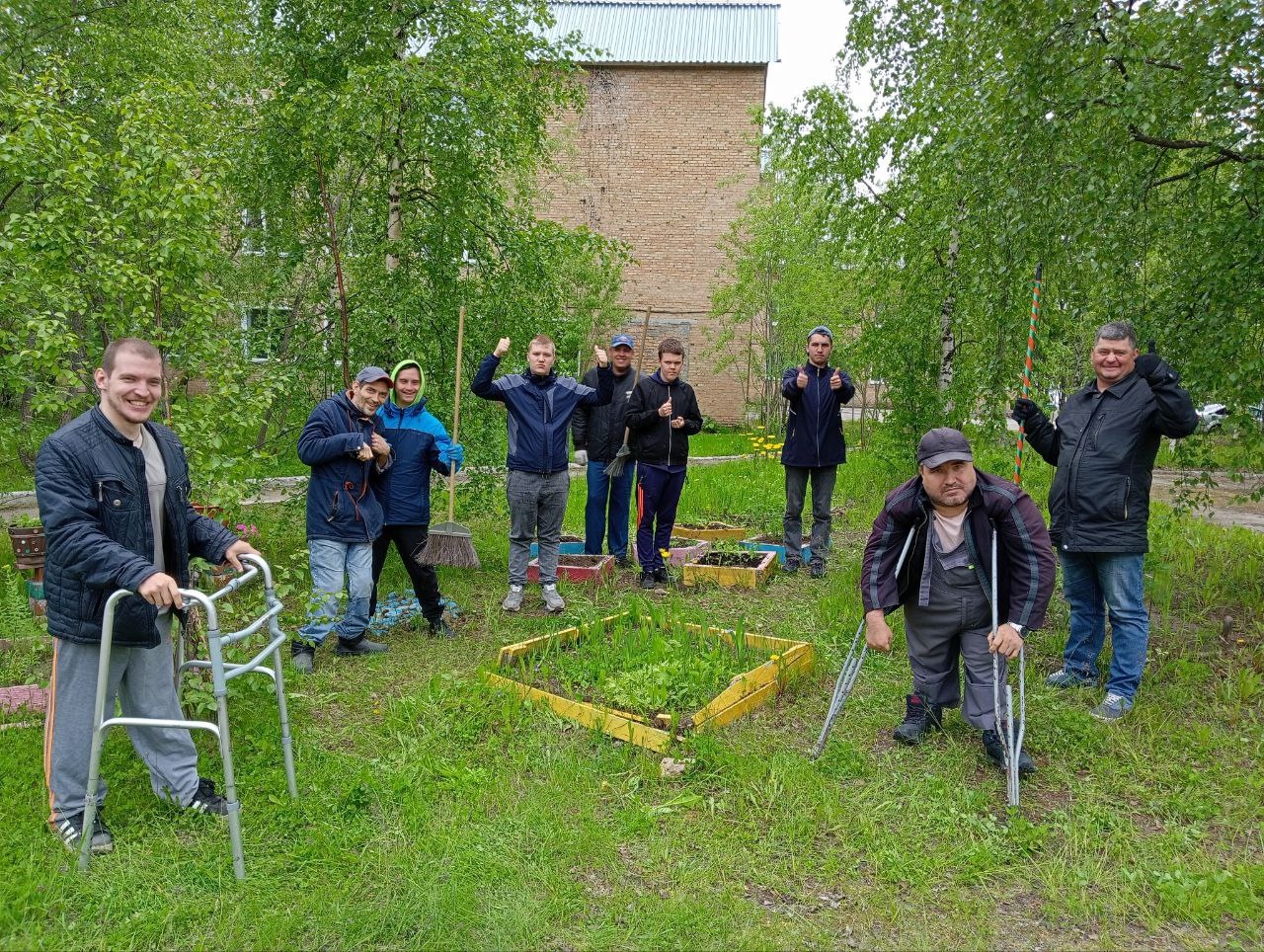 Цветочный субботник