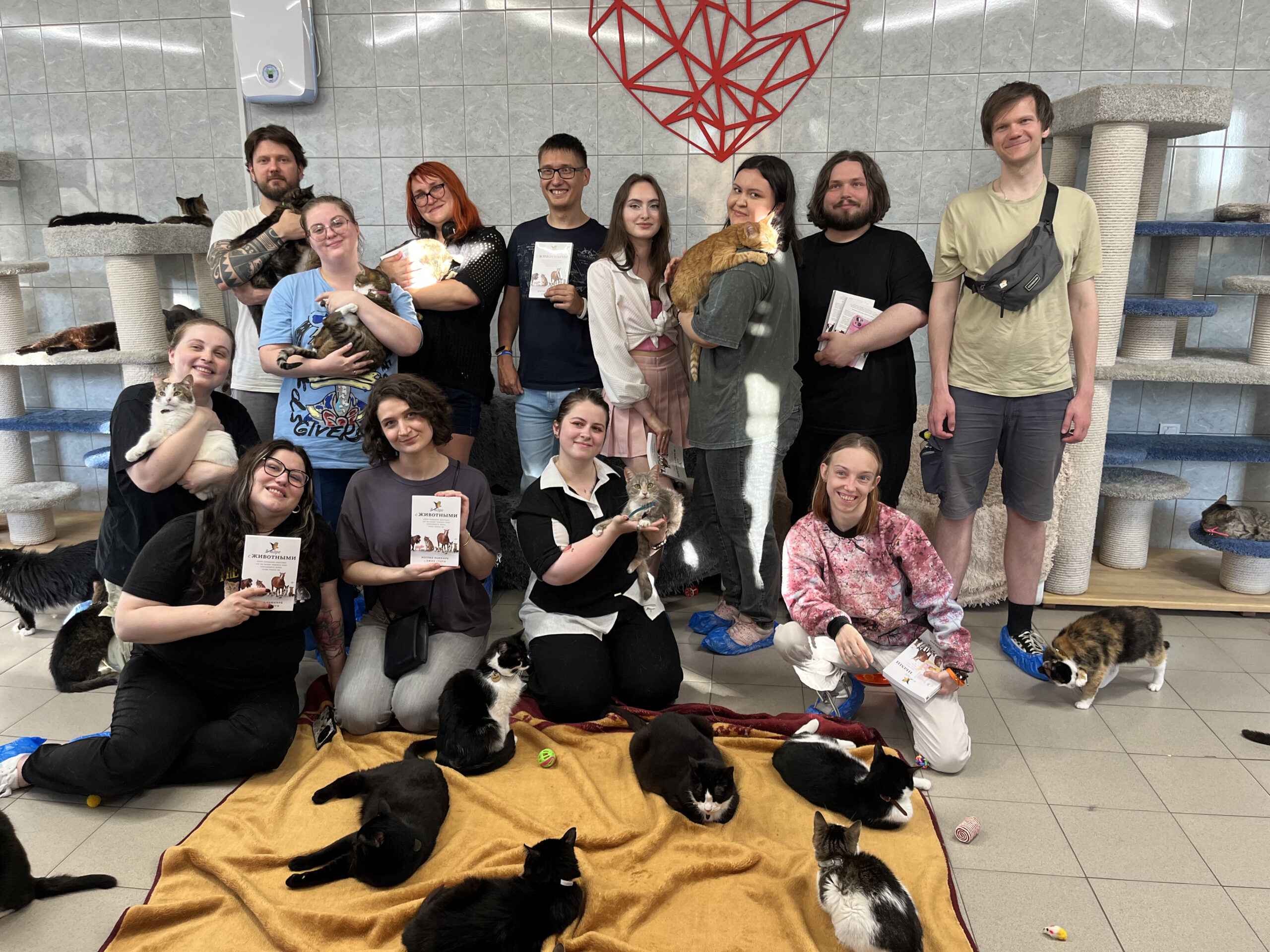 «Сотни котиков стали слушателями: В Петербургском приюте «Преданное сердце» прошли…