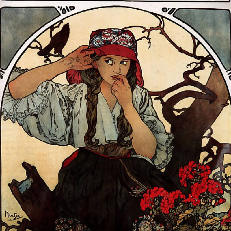 Вывесил объявление о продаже чужой жены и рисовал деньги: интересные факты об Альфонсе Мухе