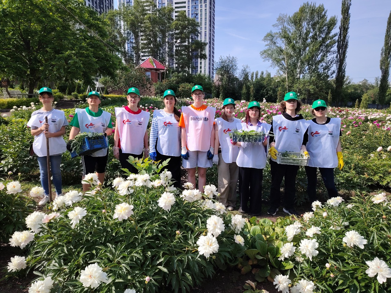 Экологическая акция «Зеленая Гармония» в Южно-Уральском ботаническом саду-институте Уфимского…