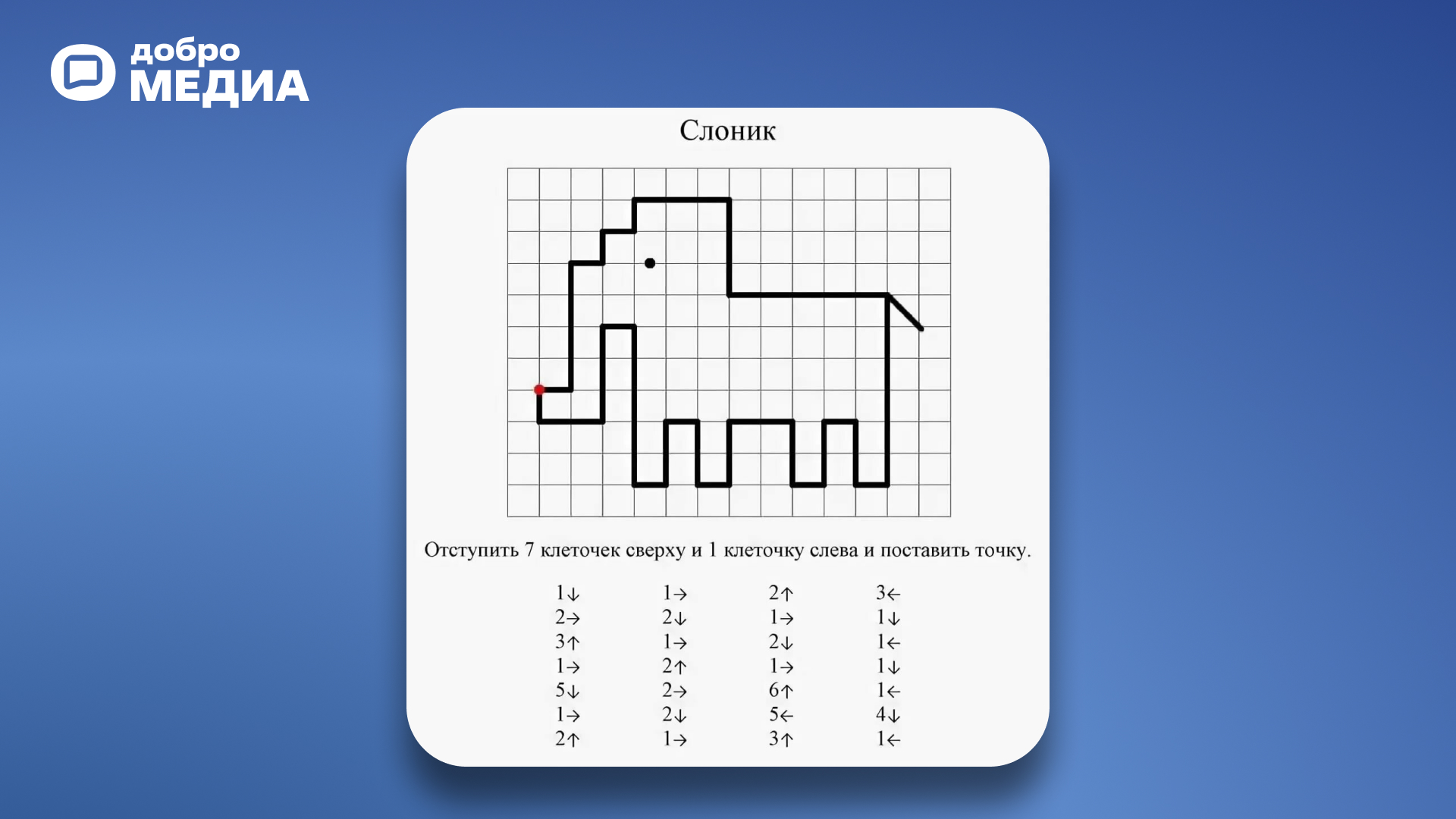 Упражнение «Графический диктант»