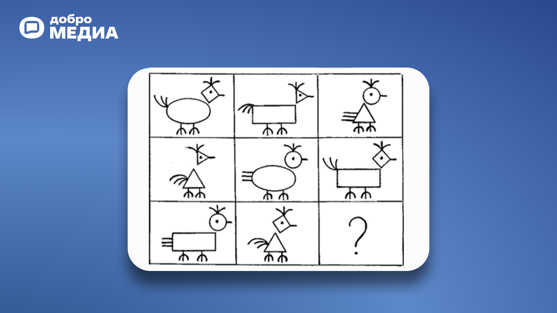 Упражнение «Продолжи закономерность»