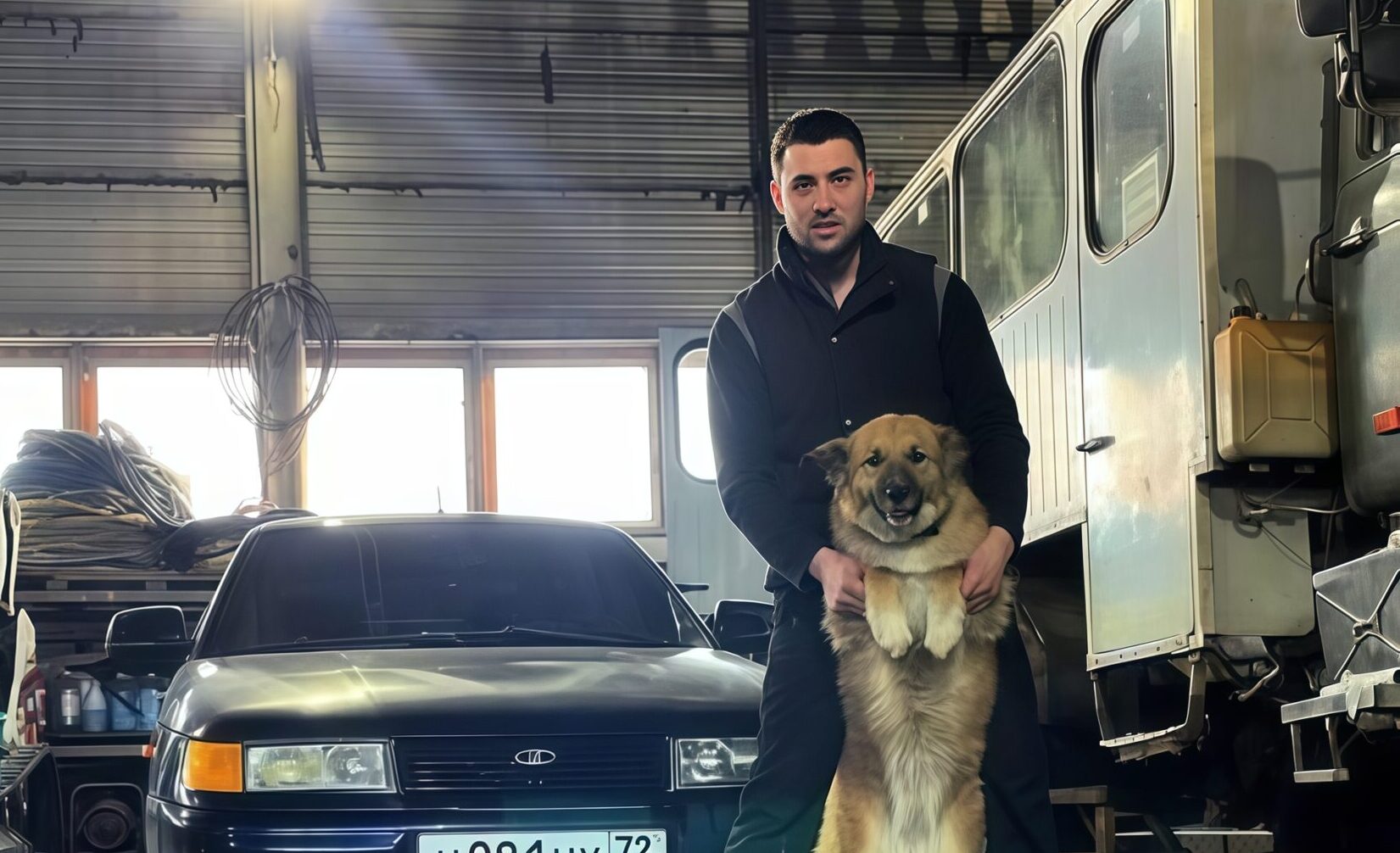 «Мы с ней спасли друг друга»: вахтовик выходил замерзающую в тундре собаку и подарил новый дом