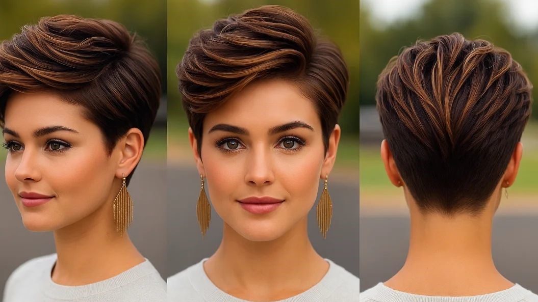 Стрижка пикси