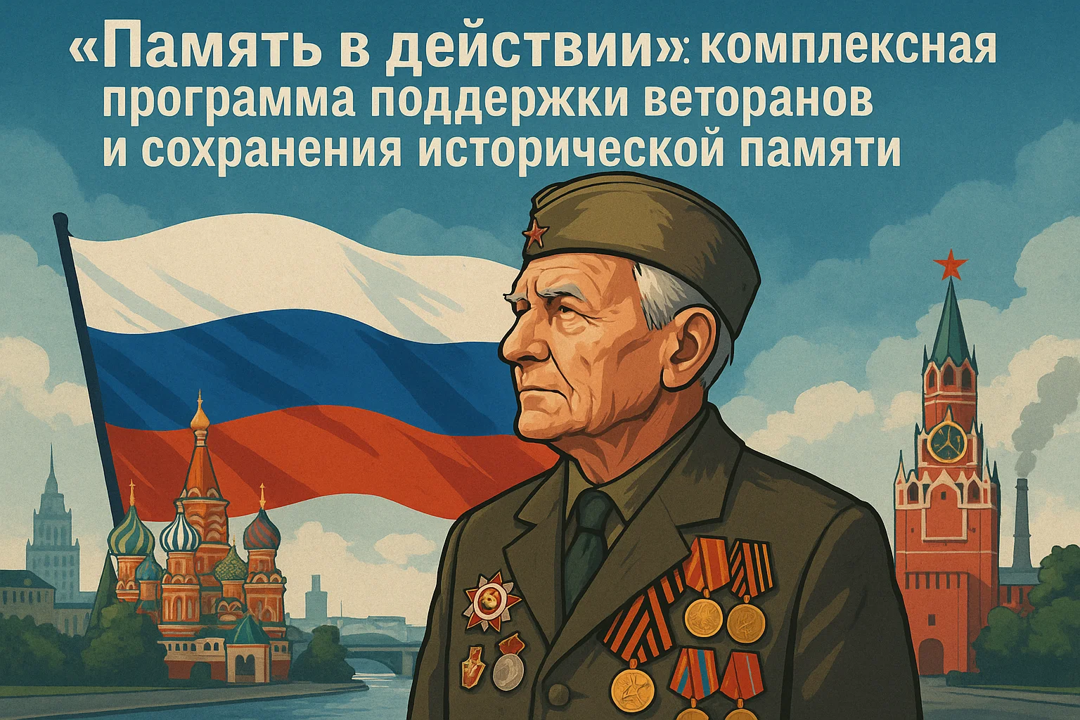 «Память в действии»: комплексная программа поддержки ветеранов и сохранения исторической памяти