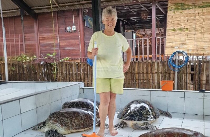 Вдохновляющая история: пенсионерка спасает черепах