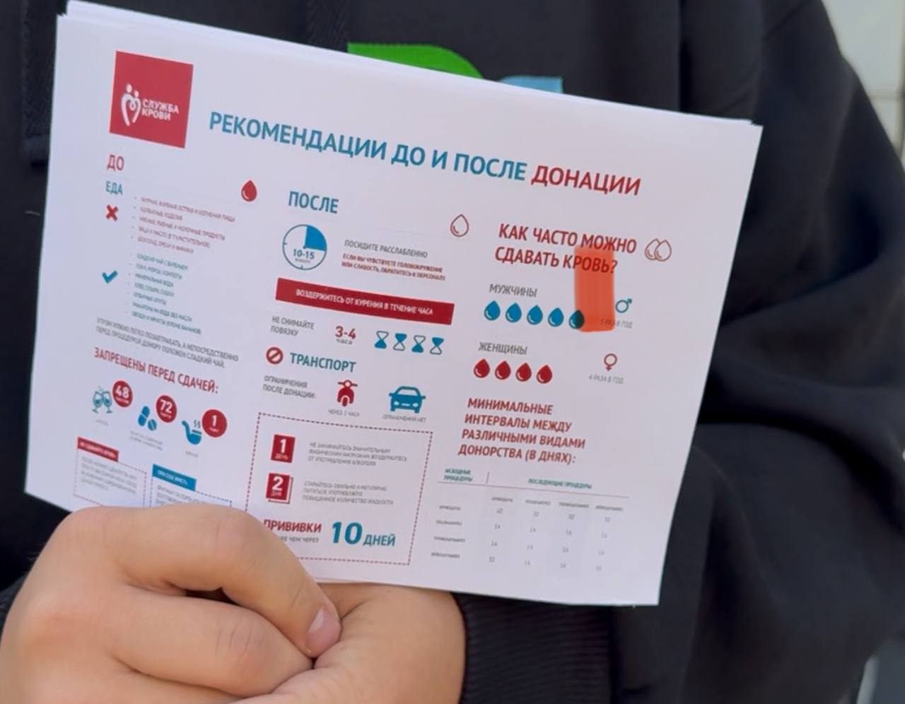 Быть донором — спасти чью-то жизнь!