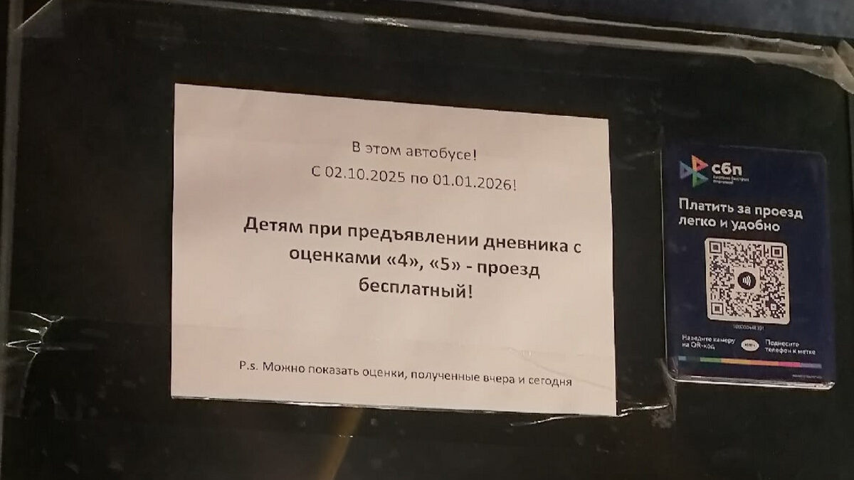 Отличникам и хорошистам – проезд бесплатный: поступок водителя маршрутки обсуждают в Сибири