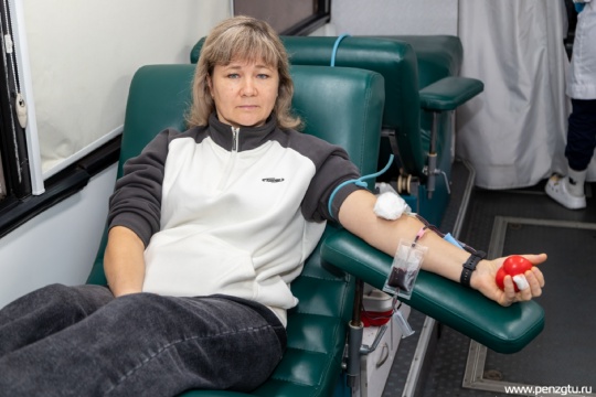 Волонтерский центр ПензГТУ «Мы вместе» присоединился к донорскому марафону