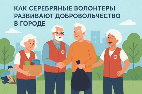 Как серебряные волонтёры развивают добровольчество в городе?