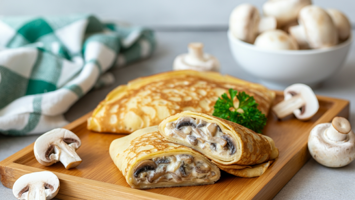 Блины с грибами: как приготовить самое уютное блюдо для всей семьи