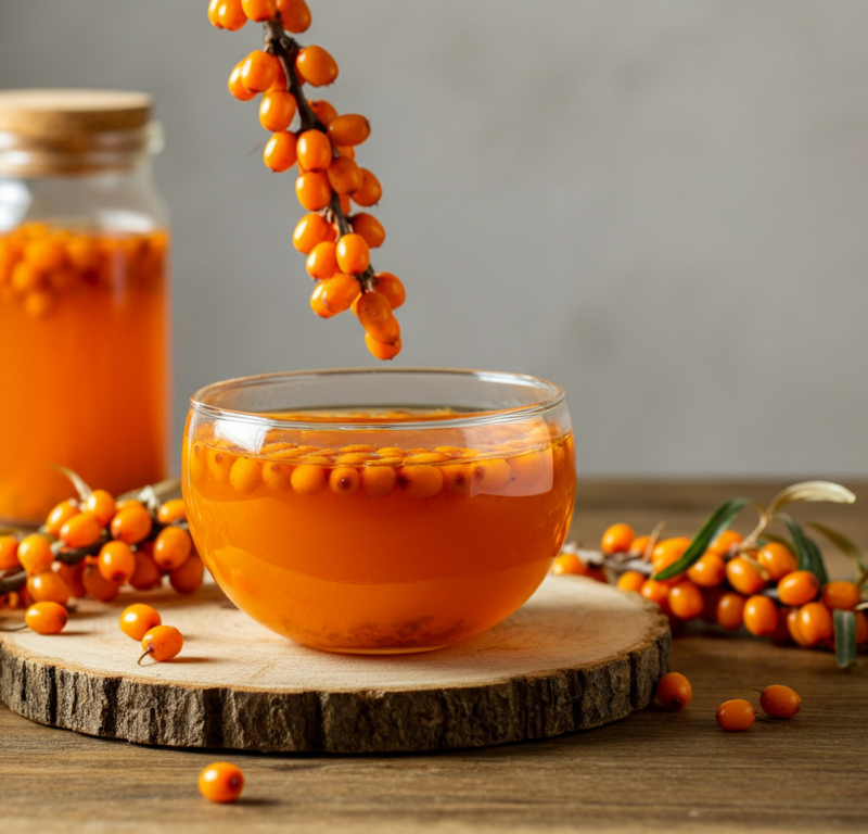 Облепиховый чай: мой волшебный рецепт для уютного настроения