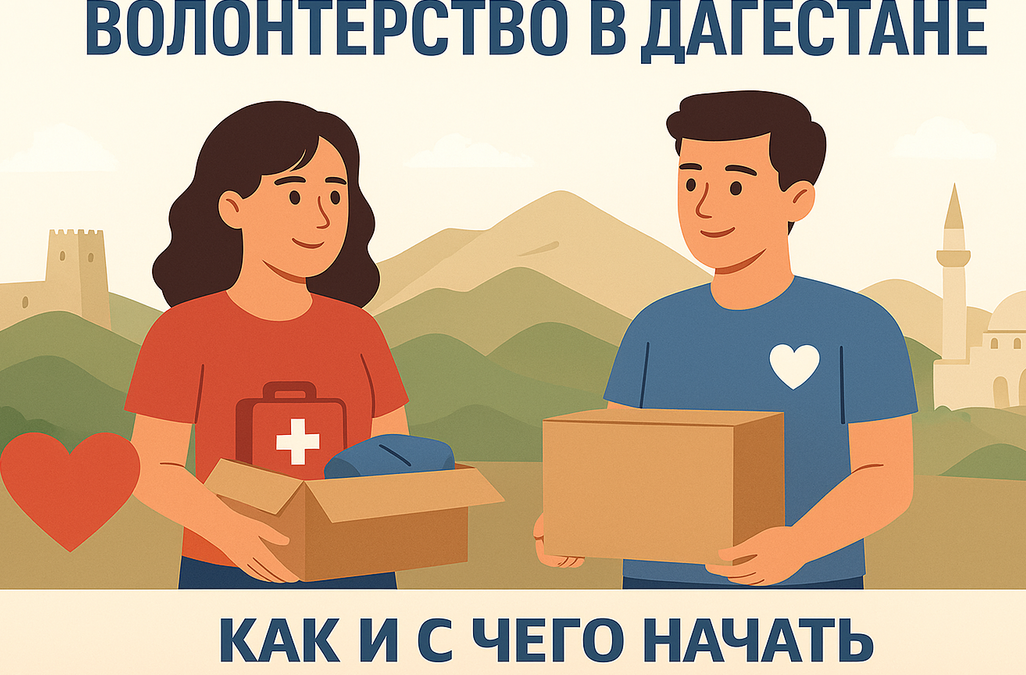 Волонтёрство в Дагестане: как и с чего начать?