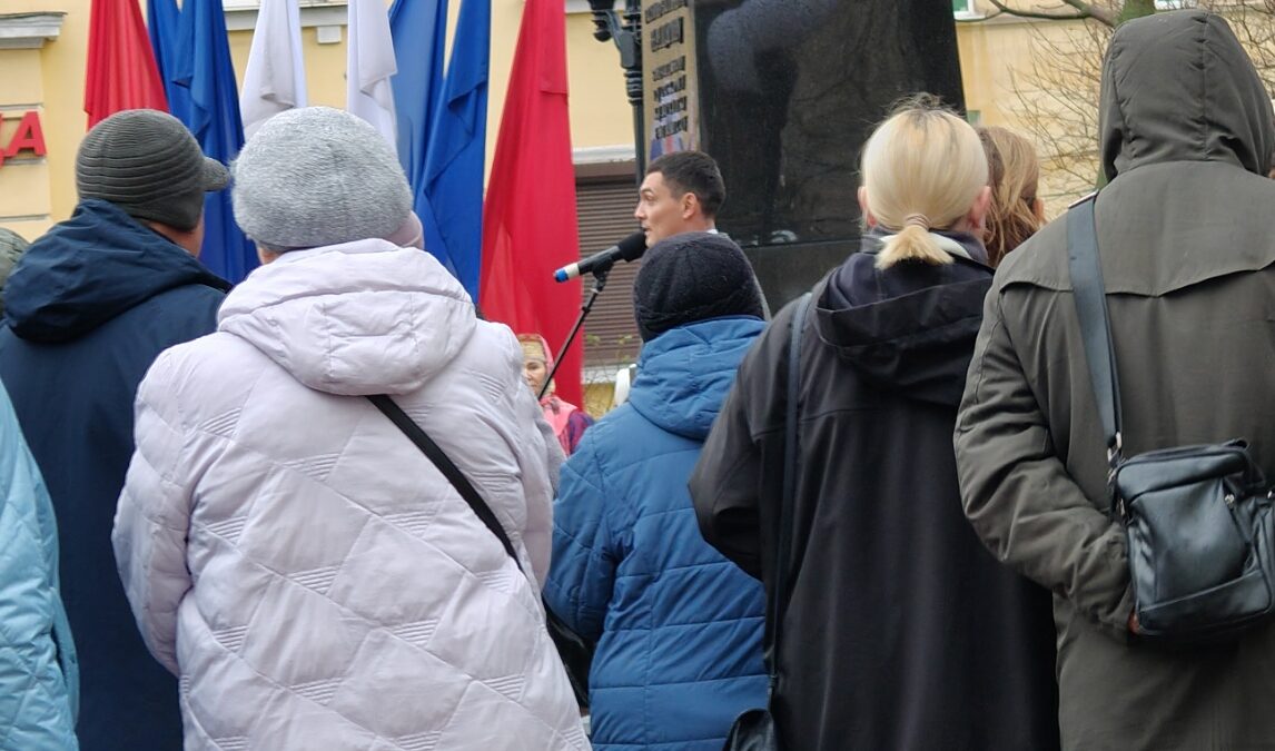 Открытие сквера Верещагина в нашем городе