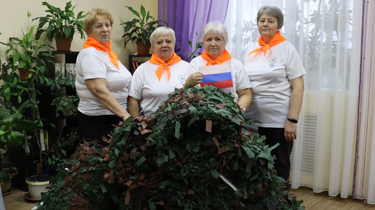 Очередная партия маскировочных сетей отправлена бойцам