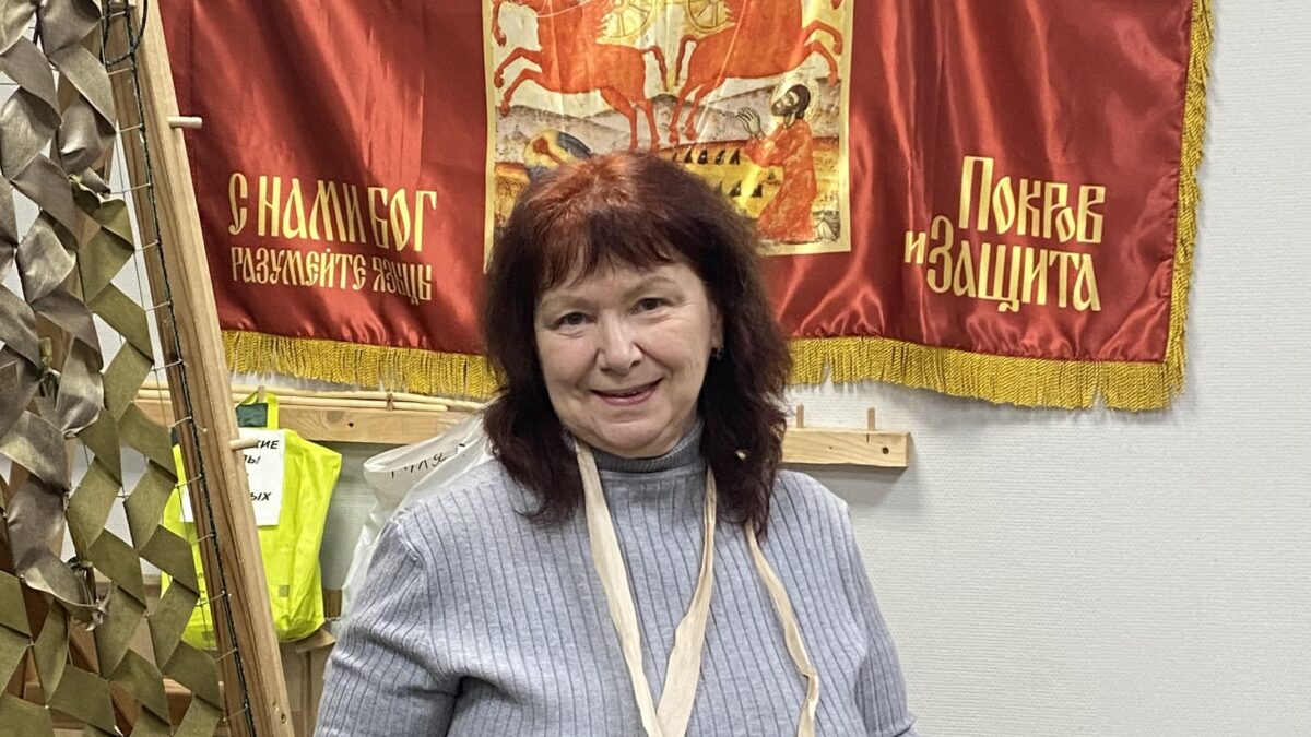 Еще одна маскировочная сеть отправляется на фронт!