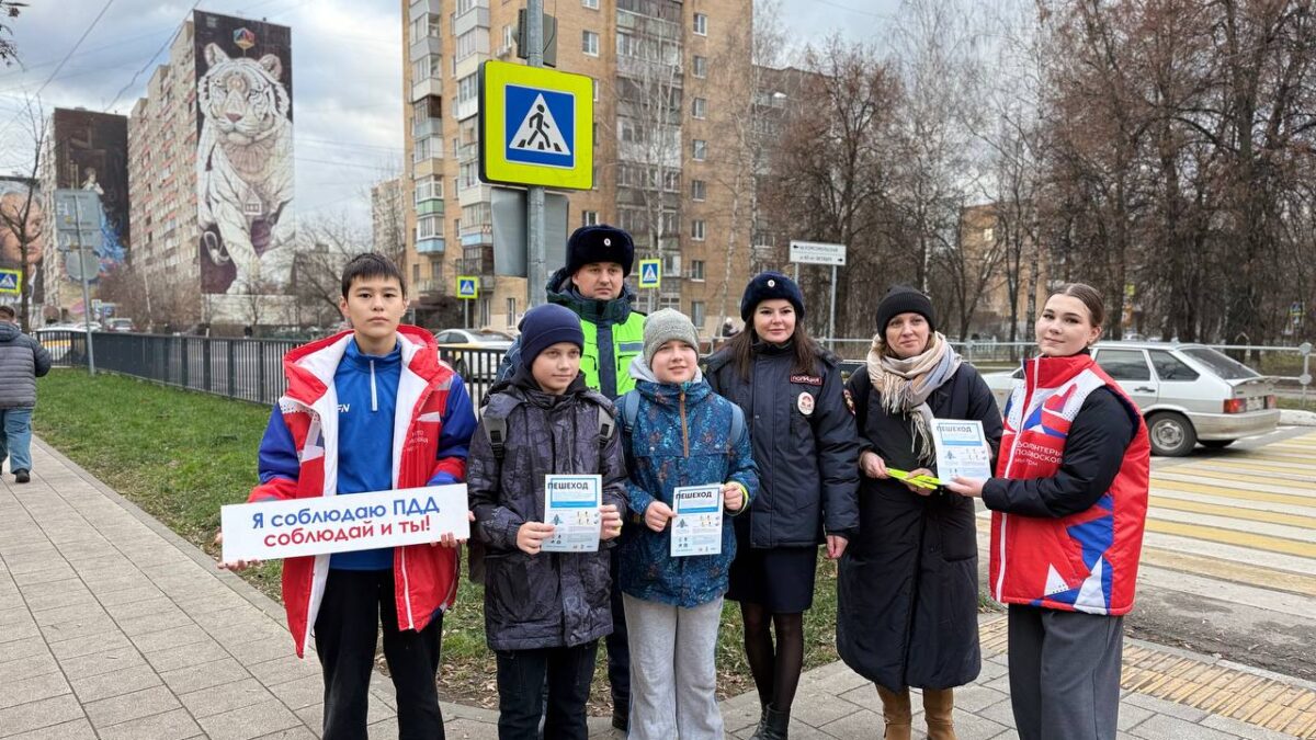 В Балашихе прошла акция «Безопасный пешеход»