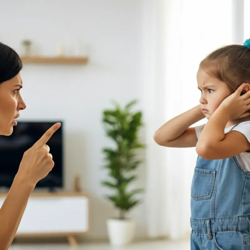 Как перестать кричать на ребёнка