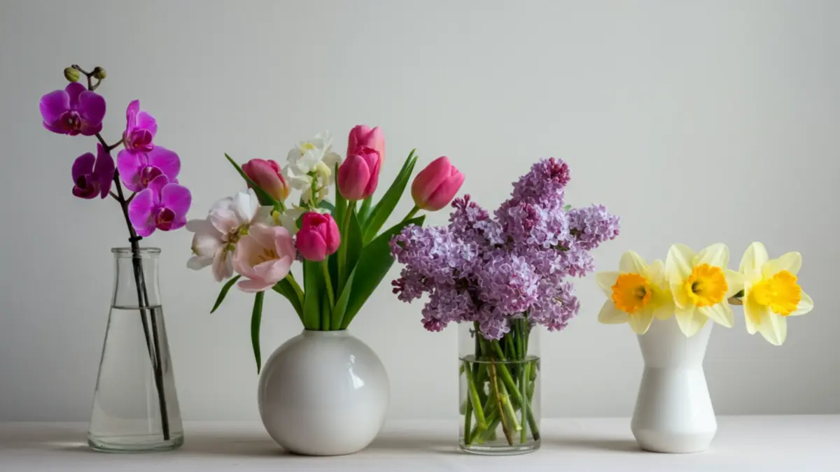 Какие срезанные цветы дольше всего стоят в вазе: проверено на личном опыте