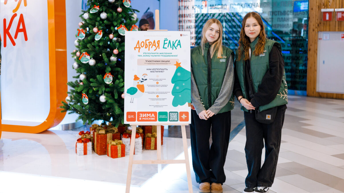 В Москве стартовала благотворительная акция «Добрая ёлка»