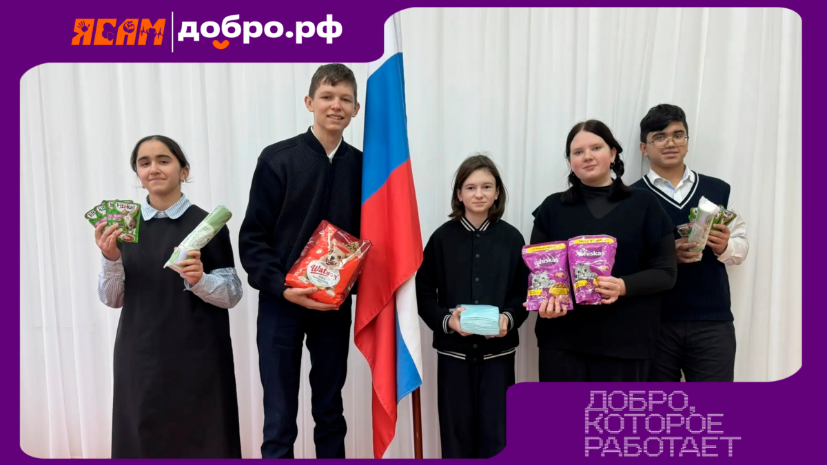 Поддержали приют для животных «Любимец» в Туле.