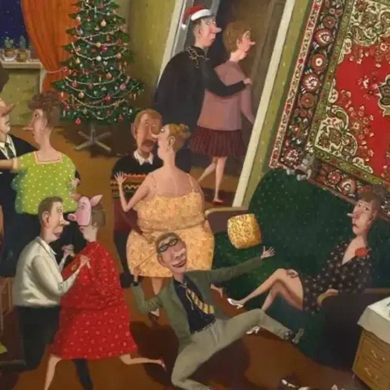 Что скрывают новогодние картины? 12 полотен, которые подарят праздничную атмосферу