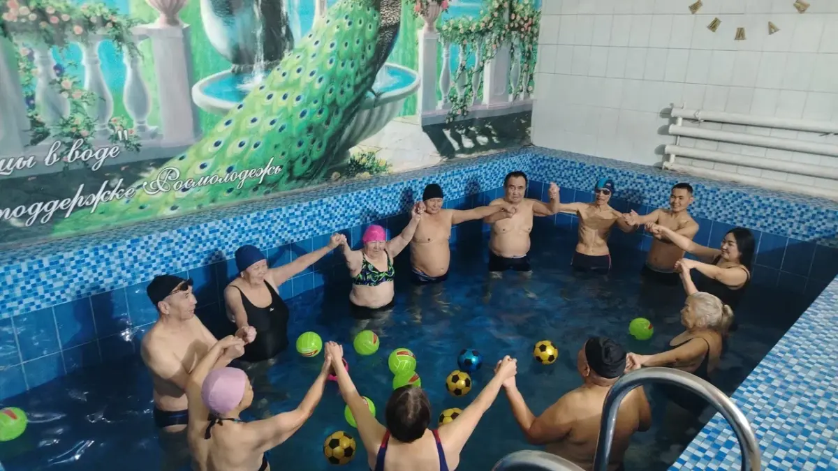 Спортивные занятия для ветеранов: аквааэробика как источник радости. Состоялось очередное занятие…