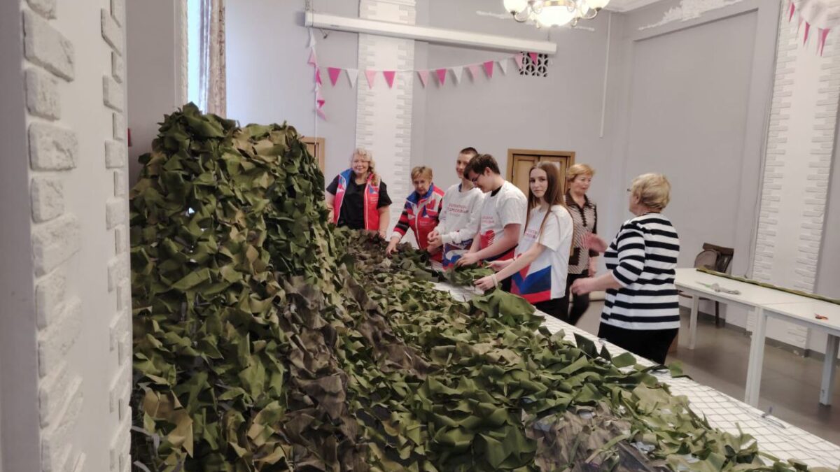 Мастер-класс по плетению маскировочных сетей