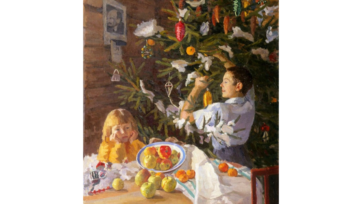 Новогодние картины: топ-12 полотен с праздничным настроением