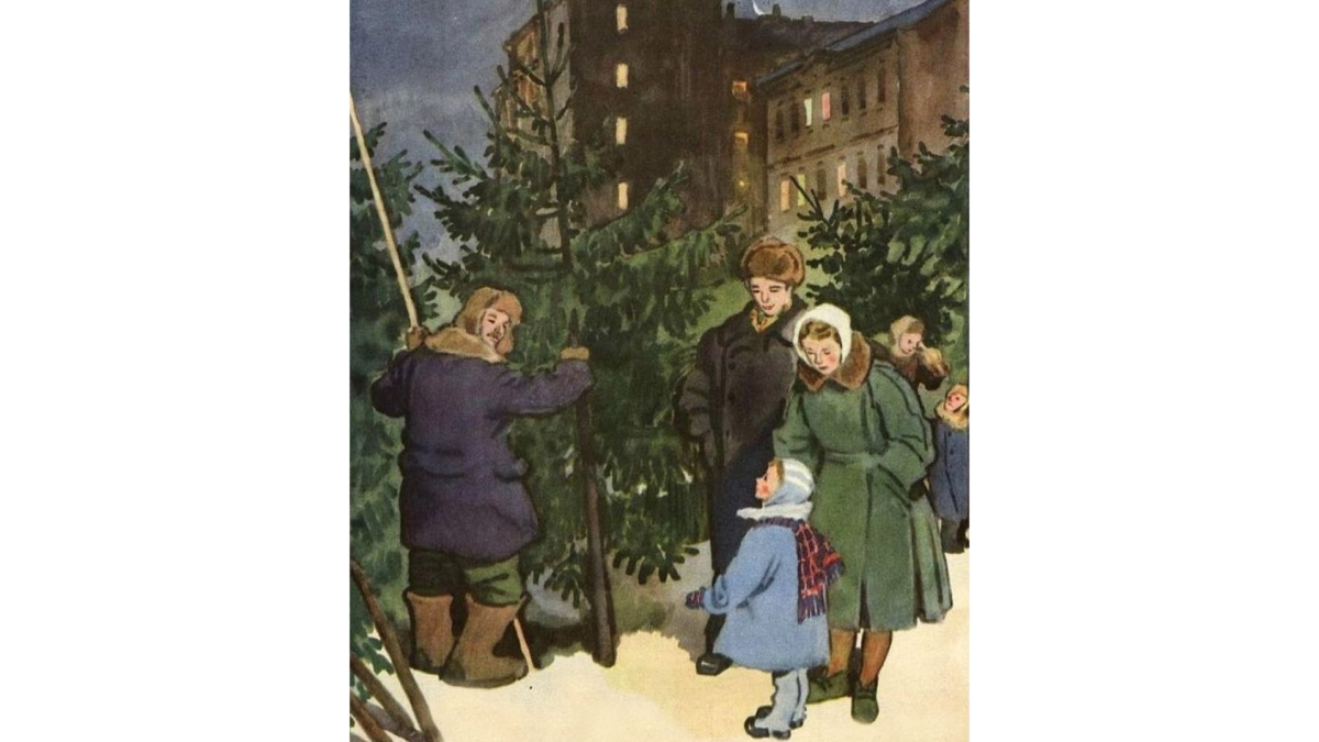 Новогодние картины: топ-12 полотен с праздничным настроением